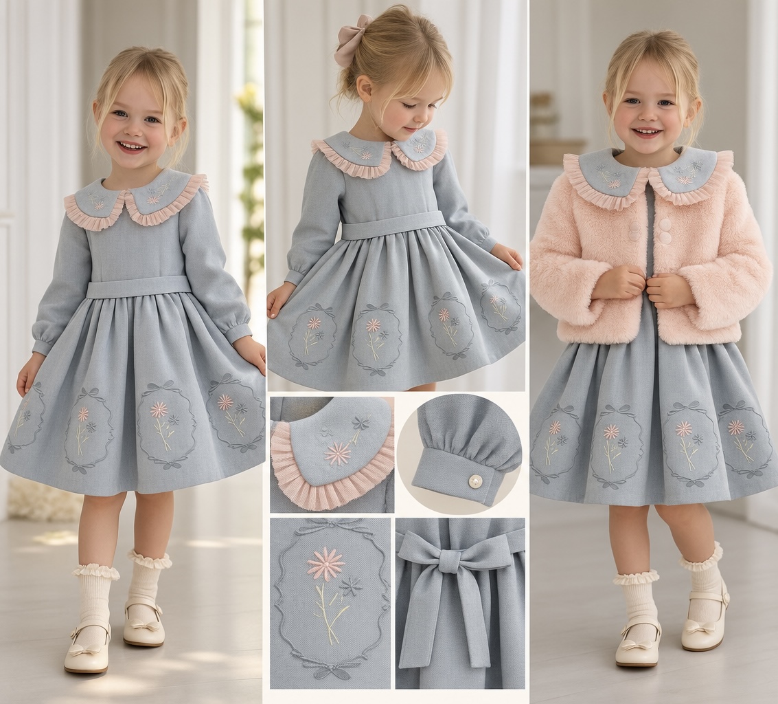 سارافن + کت خز یقه Bebe