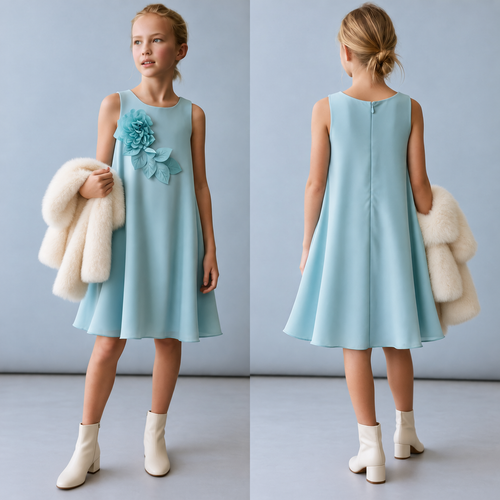 پیراهن مینیمال مجلسی 7 تا ۱۳ سال ( HIMMS )
